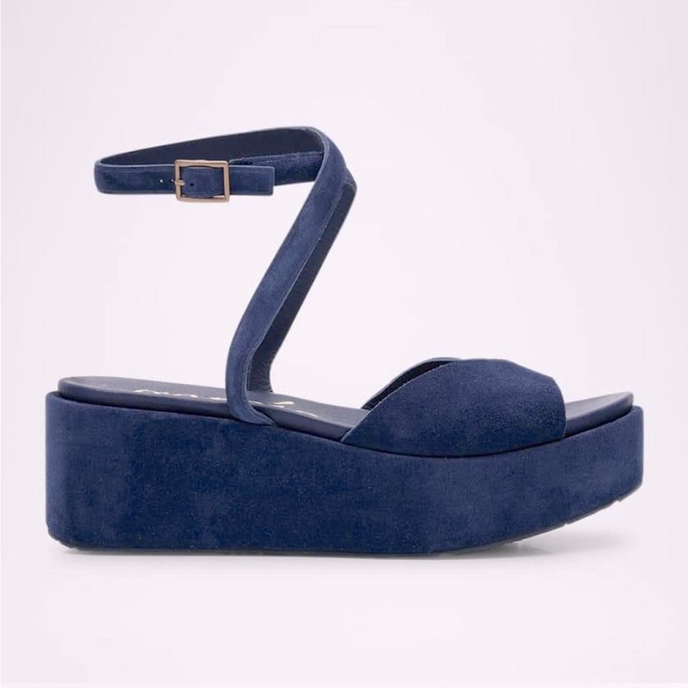 Pedro Garcia Nereida Suede Platforms Sandal Marina 40 wedges coastal minimalist